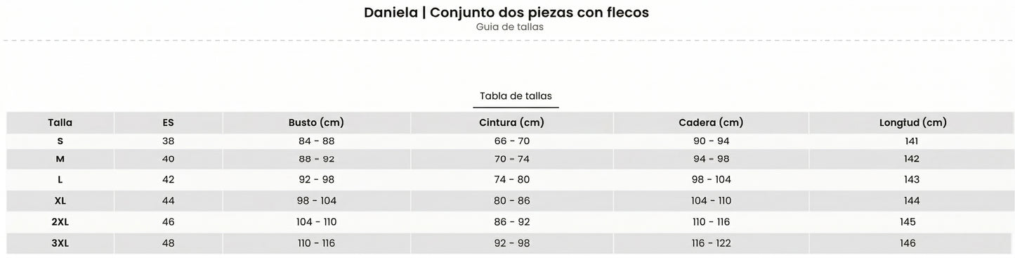 Daniela | Conjunto dos piezas con flecos