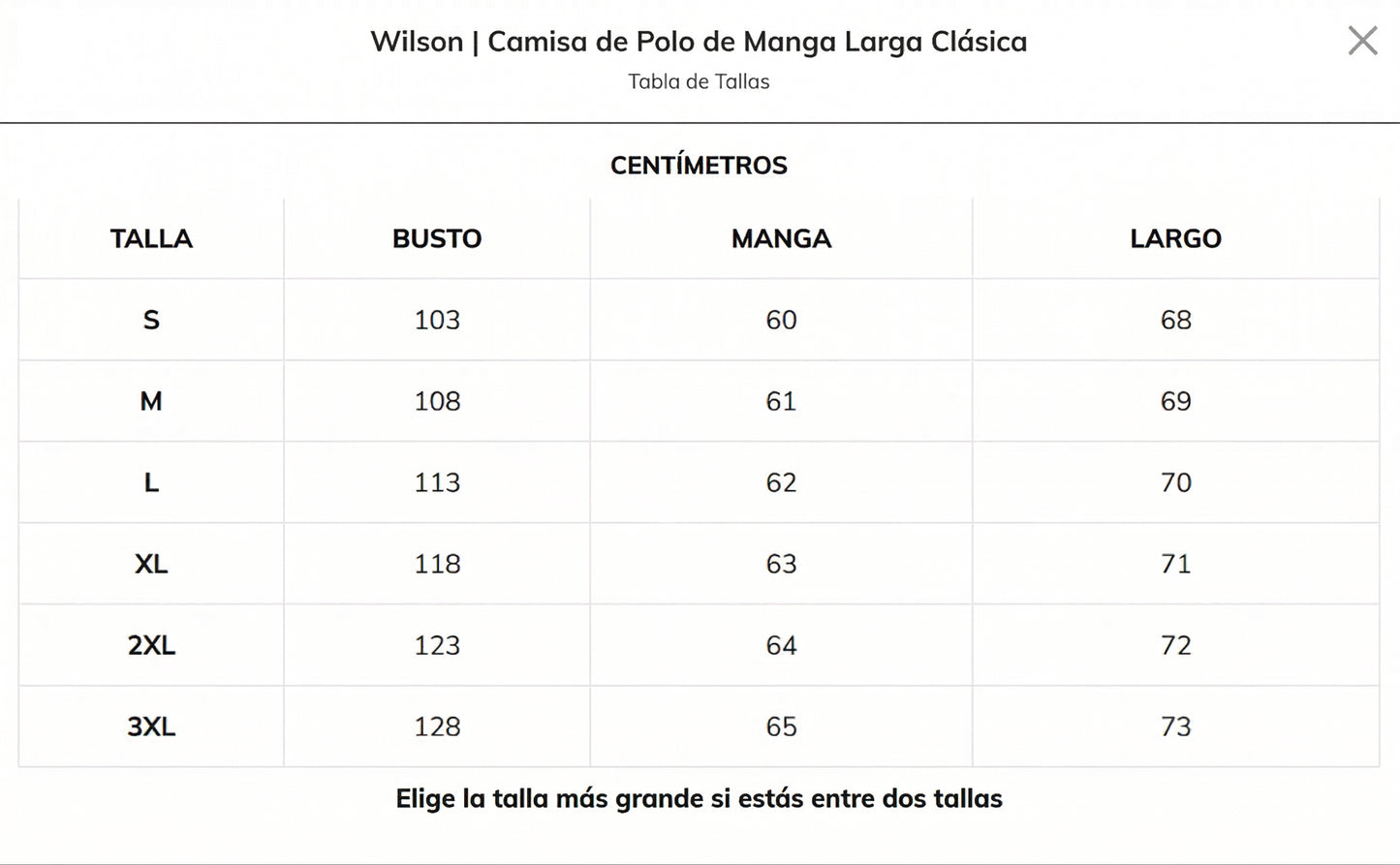 Wilson | Polo clásico de manga larga
