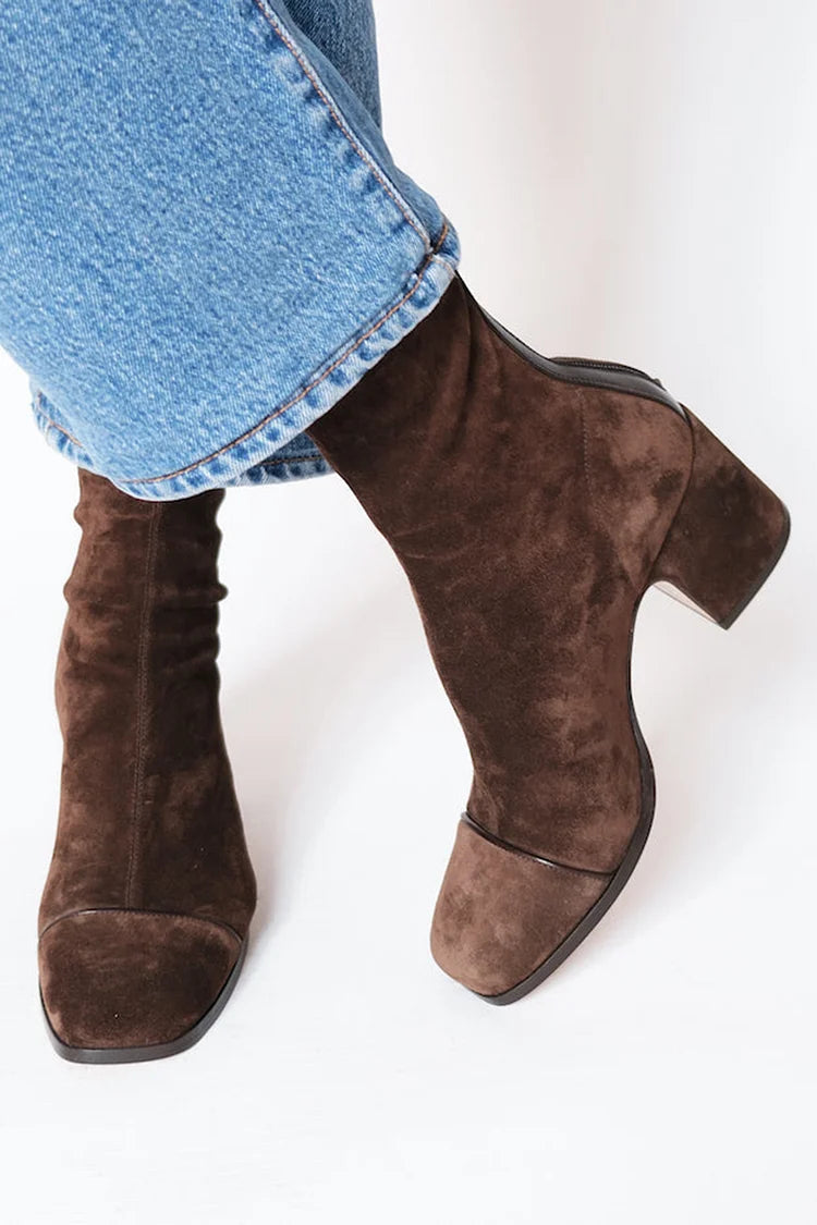 Botines Martina Verona – Chocolate Suede
