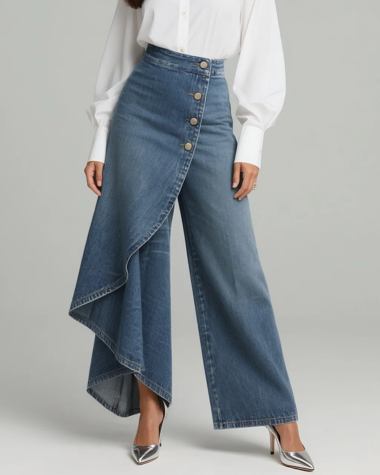 Martina Soler | Pantalones vaqueros con vuelta