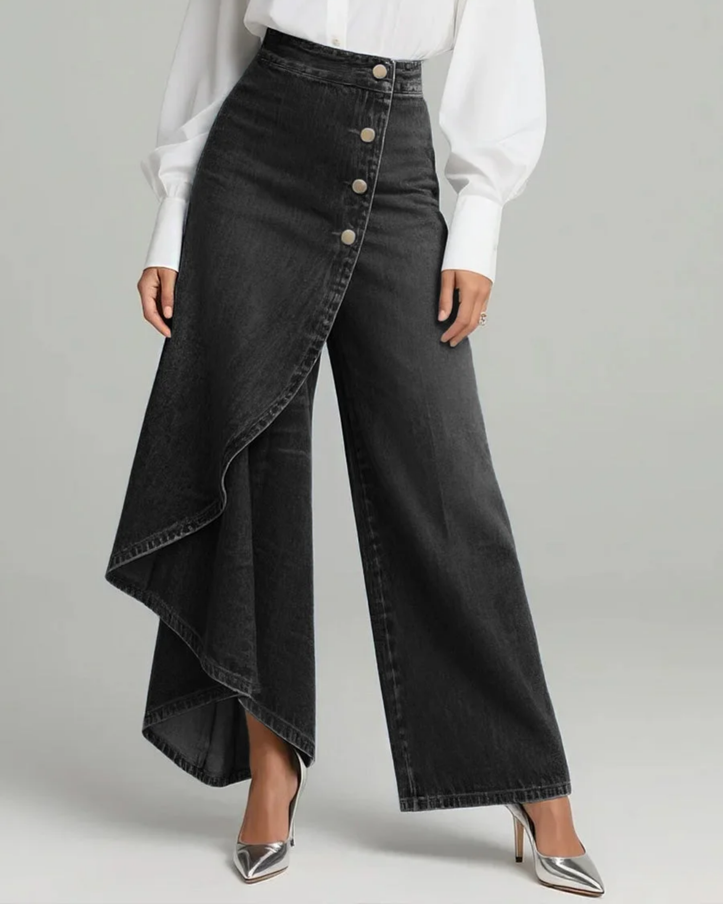 Martina Soler | Pantalones vaqueros con vuelta