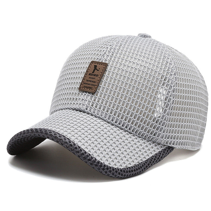 Gorra ligera y transpirable.