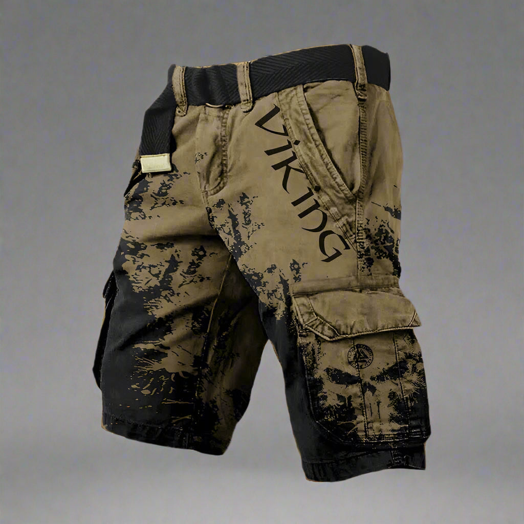Viking | Cómodos pantalones cortos cargo de estilo vikingo