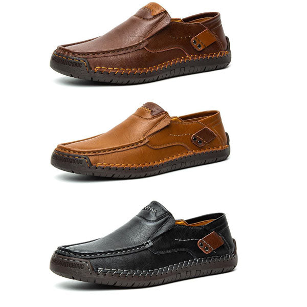🔥Piel de becerro transpirable🔥Zapatos clásicos y cómodos de piel para hombre👞