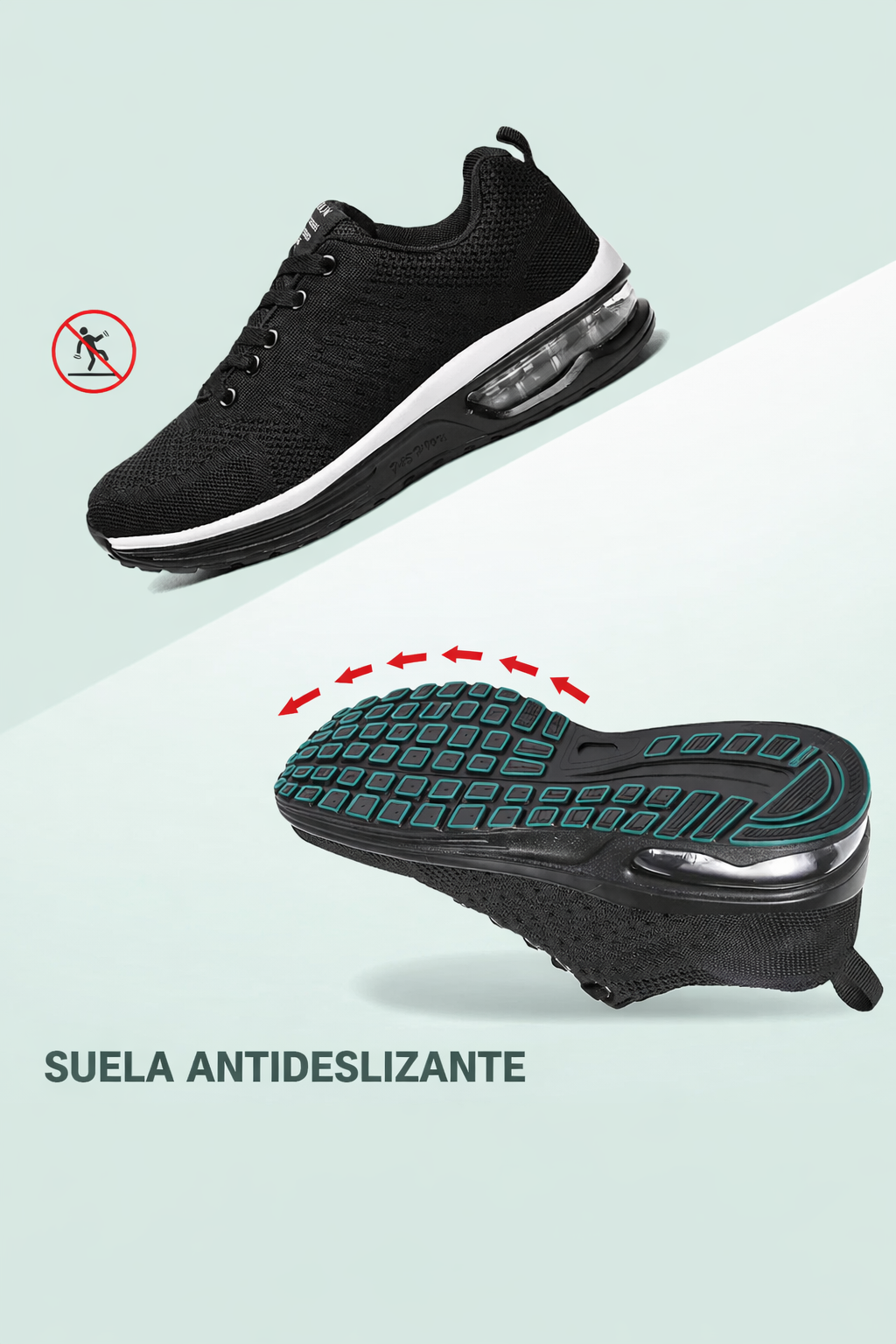 Zapatos ortopédicos AndarSano™ : Todo en negro