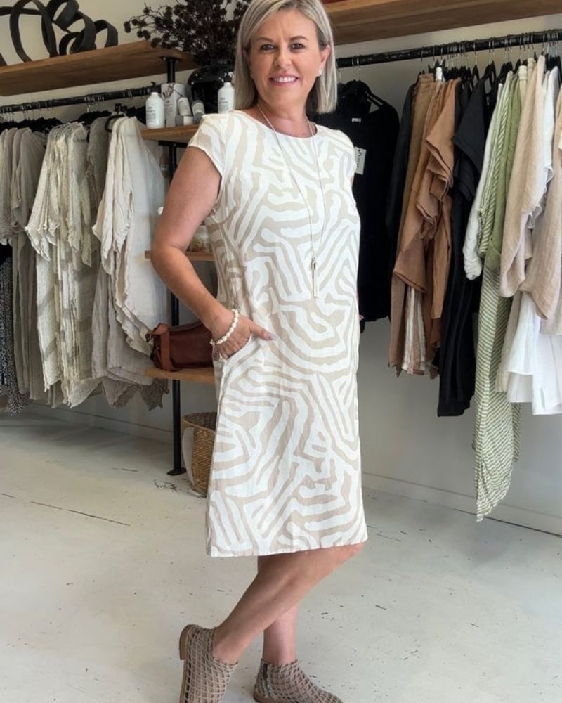 Maribel | Vestido de verano ligero de cuello redondo