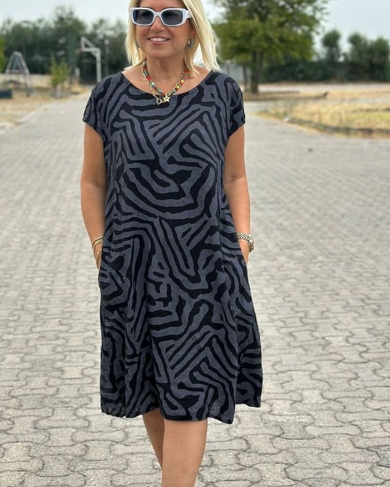 Maribel | Vestido de verano ligero de cuello redondo