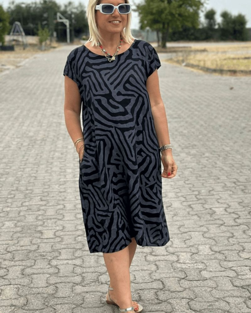 Maribel | Vestido de verano ligero de cuello redondo