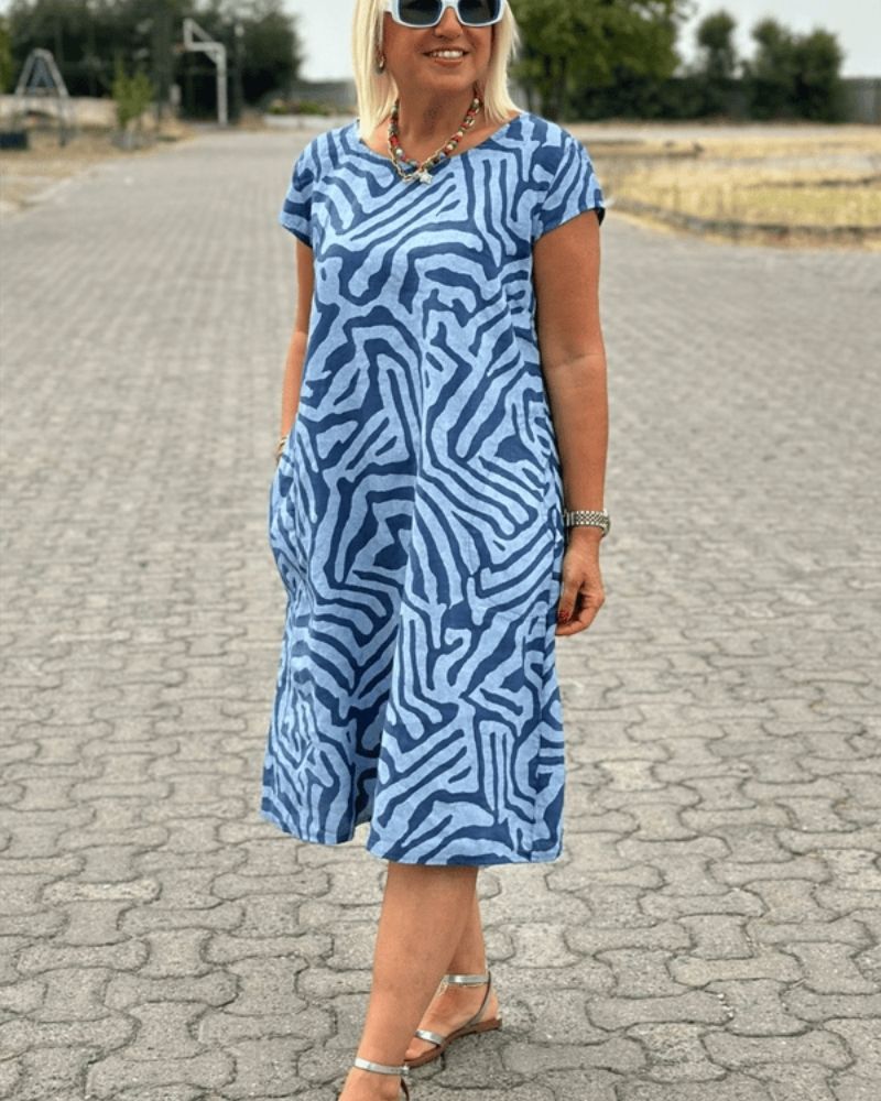 Maribel | Vestido de verano ligero de cuello redondo