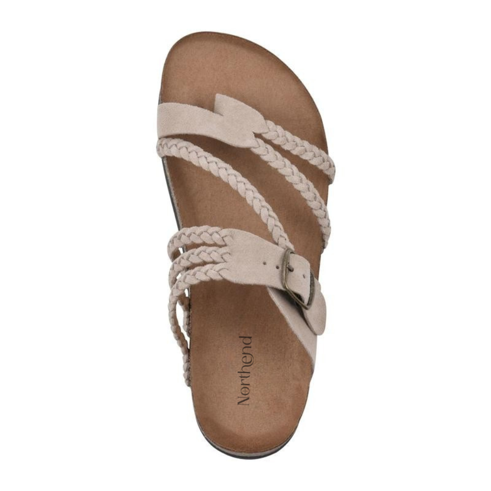 Sandalias Hayleigh — Trenzadas en Corcho