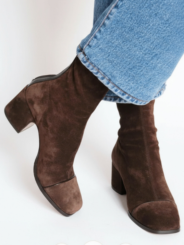 Botines Martina Verona – Chocolate Suede