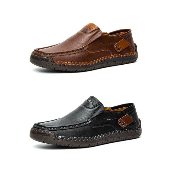 🔥Piel de becerro transpirable🔥Zapatos clásicos y cómodos de piel para hombre👞