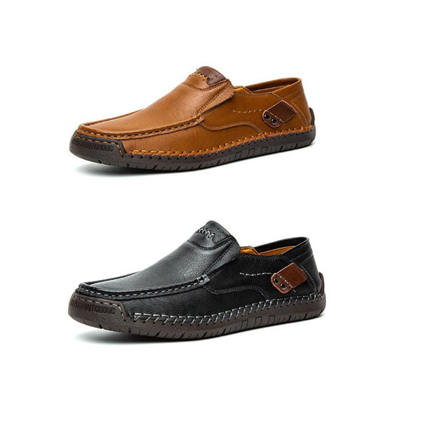 🔥Piel de becerro transpirable🔥Zapatos clásicos y cómodos de piel para hombre👞