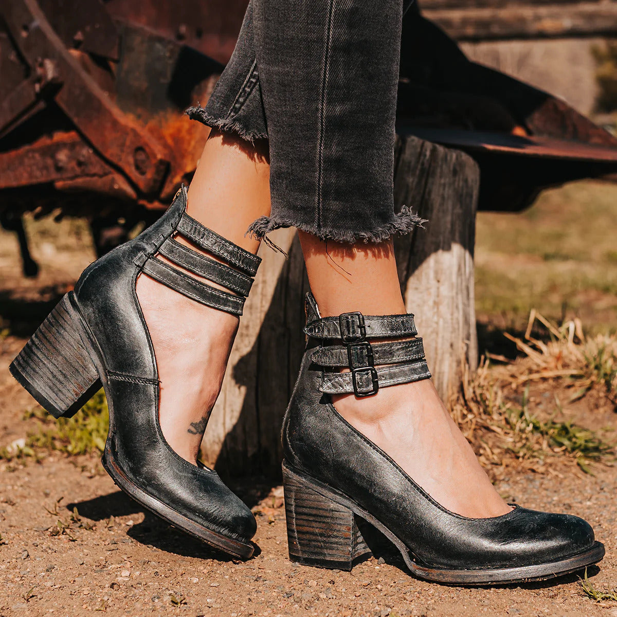 Mirella™ | Zapatos de tacón de cuero cómodos