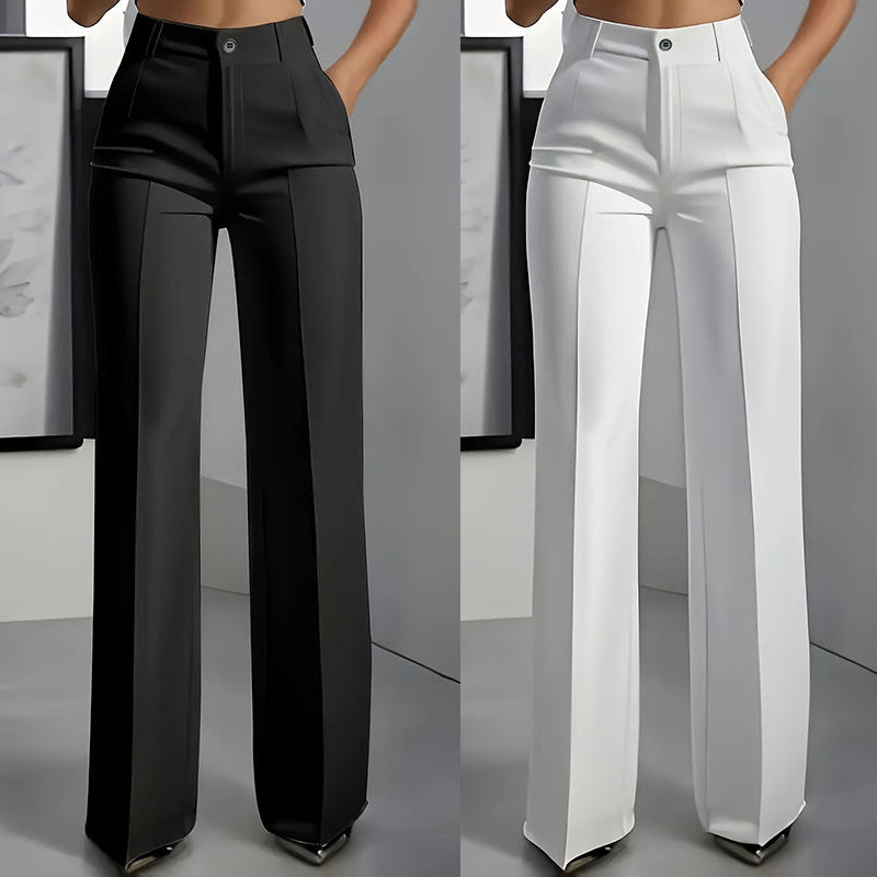⌛ Solo quedan 3 días: ¡50 % de descuento! ⏰Pantalones de traje de mujer de cintura alta