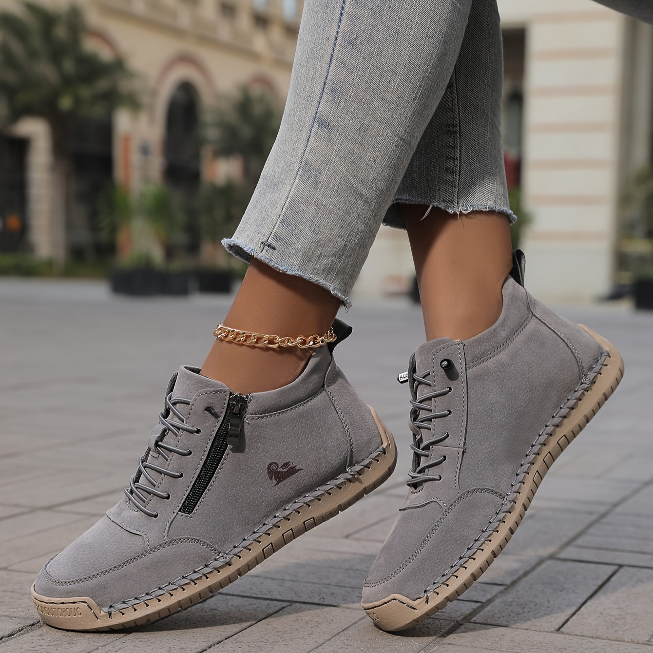 Martina Soler – Cómodas zapatillas ortopédicas + Cremallera