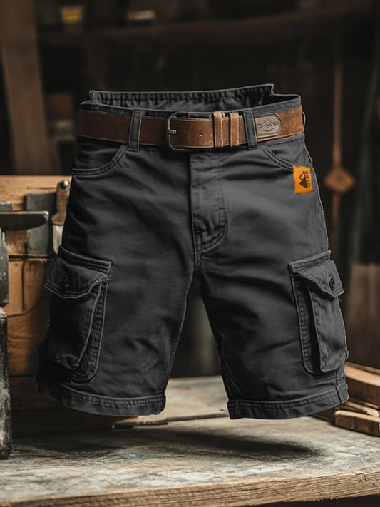 ROMAN | Pantalones cortos cargo de estilo retro con múltiples bolsillos