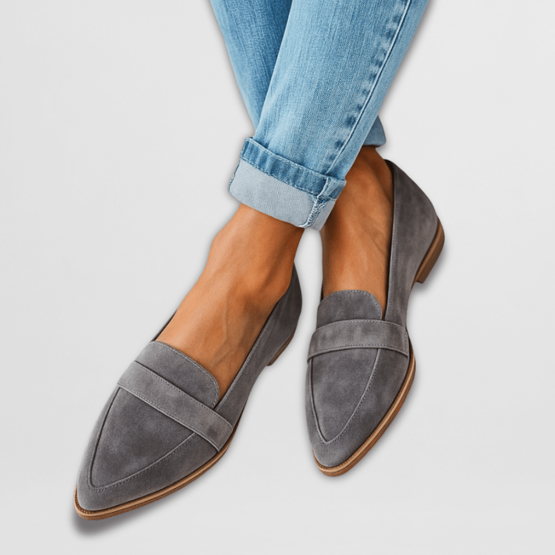 Helen | Mocasín de ante suave con diseño ergonómico