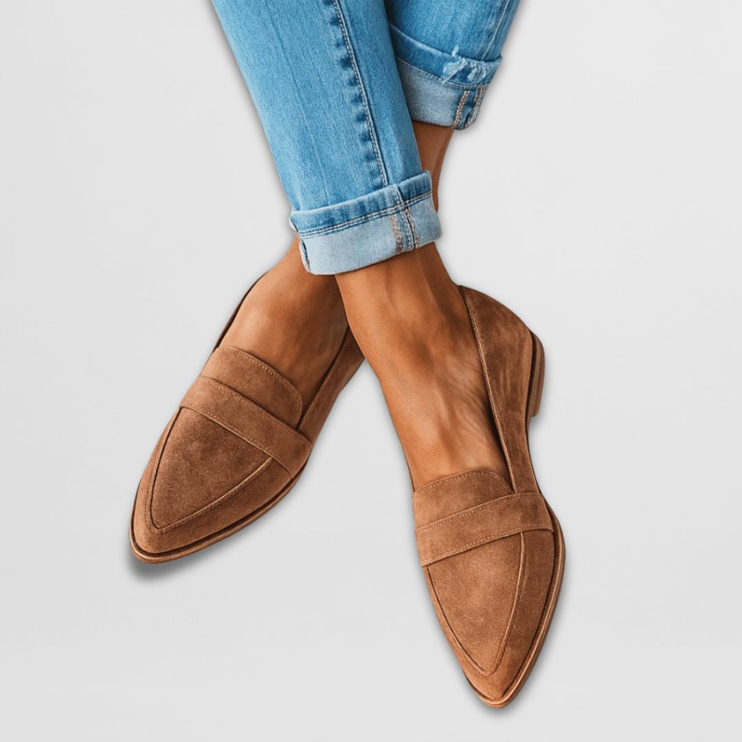 Helen | Mocasín de ante suave con diseño ergonómico