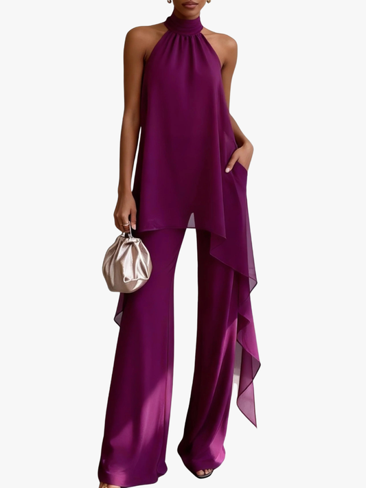 MARTINA SOLER | ELEGANTE CONJUNTO HALTER PARA MUJER