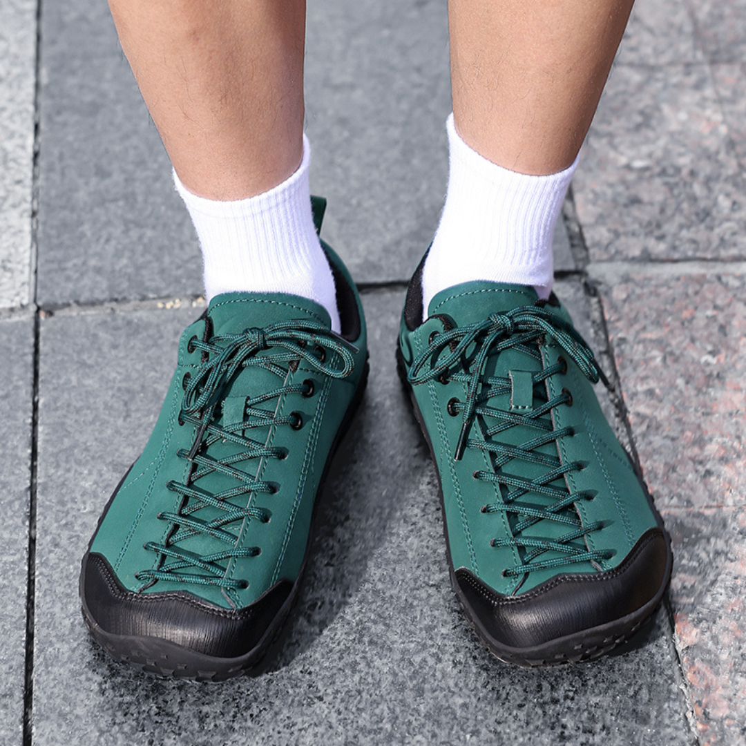 Barefoot TrekShield™ Green – Impermeables y Antideslizantes
