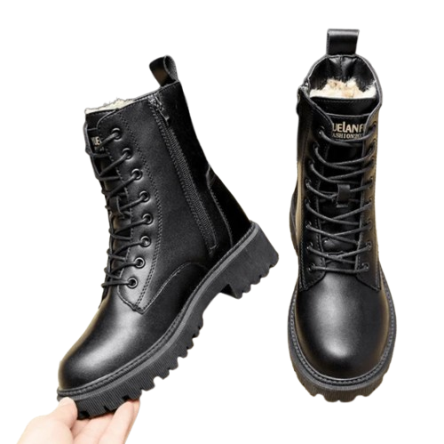 Botines Rebel – Suela Track Negra