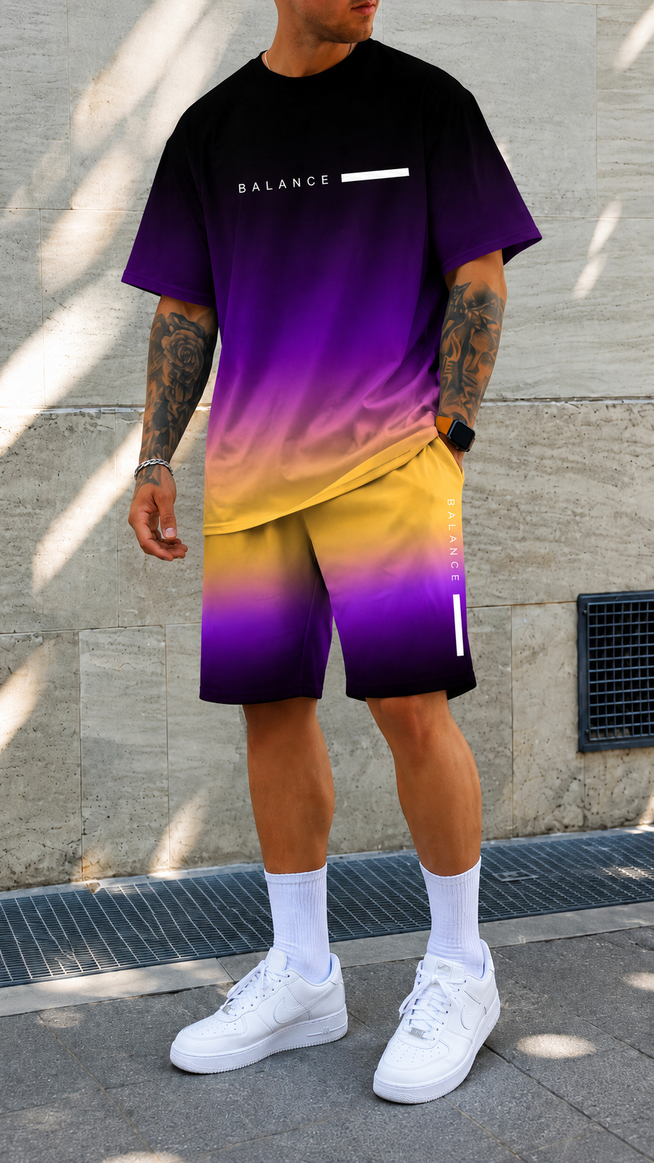 Varel | Conjunto de verano con efecto degradado