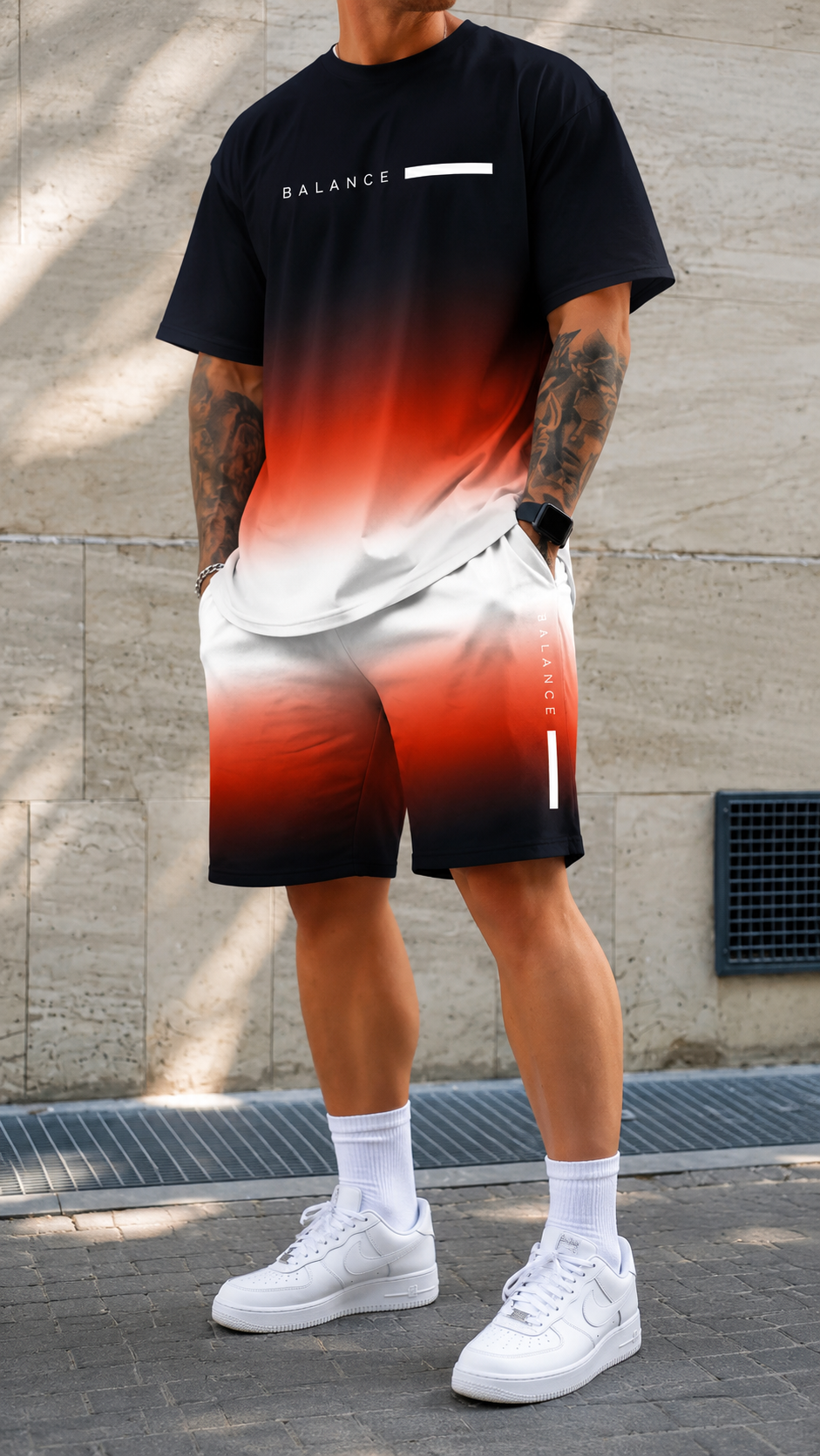 Varel | Conjunto de verano con efecto degradado