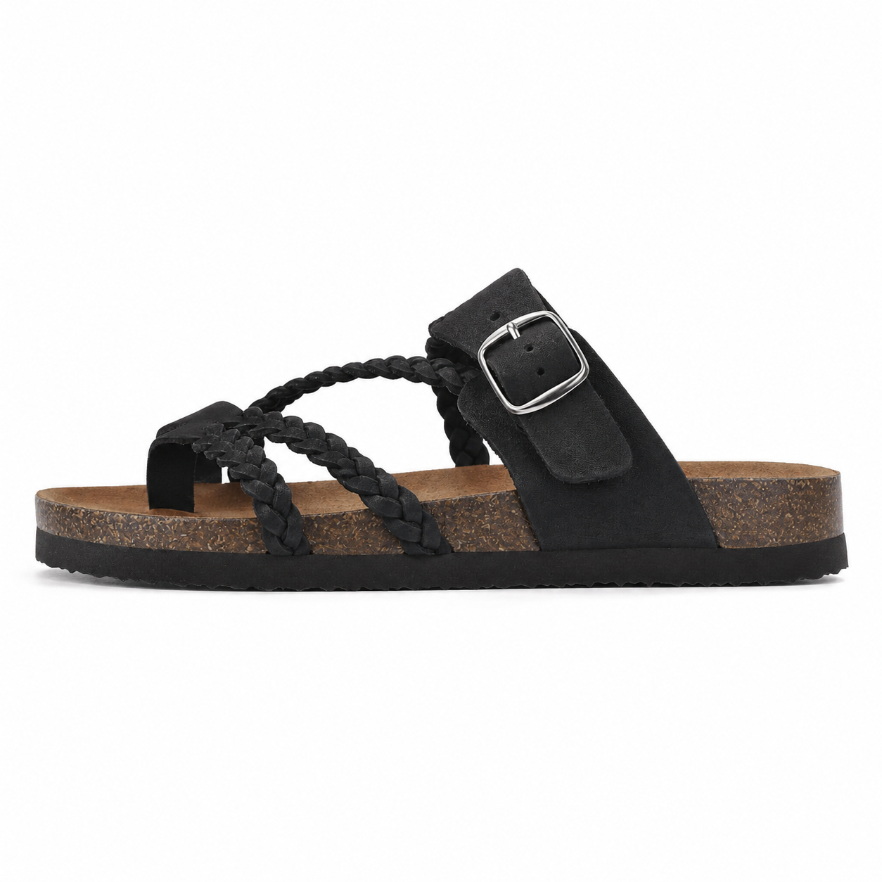 Sandalias Hayleigh — Trenzadas en Corcho