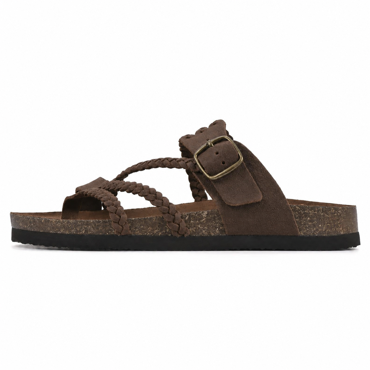 Sandalias Hayleigh — Trenzadas en Corcho