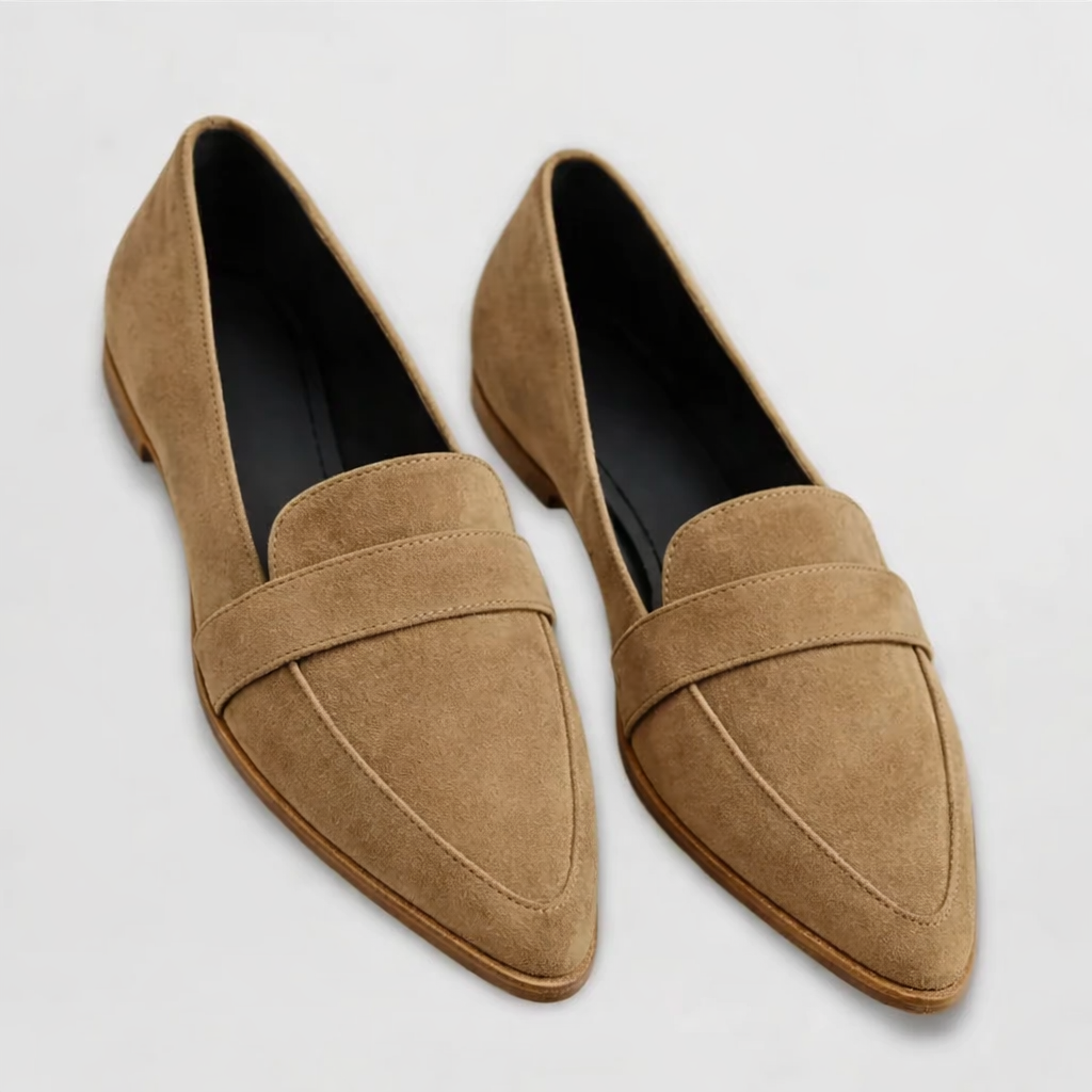 Helen | Mocasín de ante suave con diseño ergonómico
