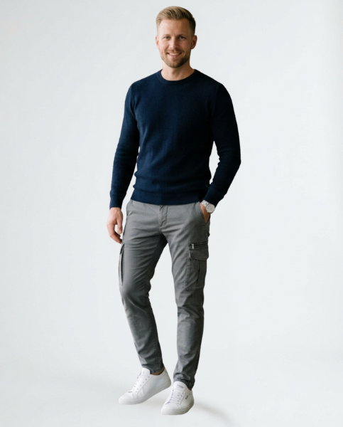 Sommerfeld | Pantalones cargo elásticos de primera calidad para hombre