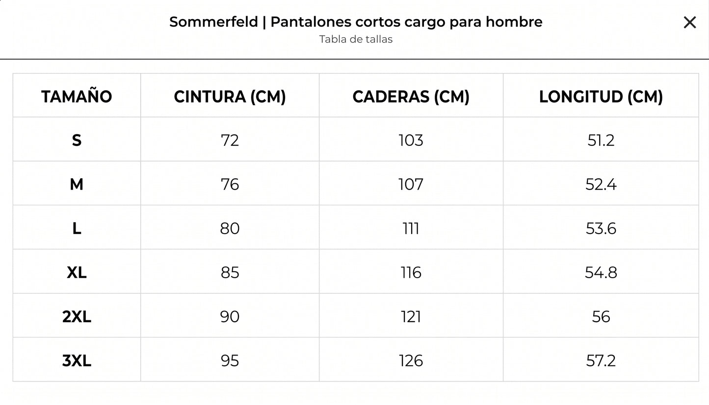 Sommerfeld | Pantalones cortos cargo para hombre