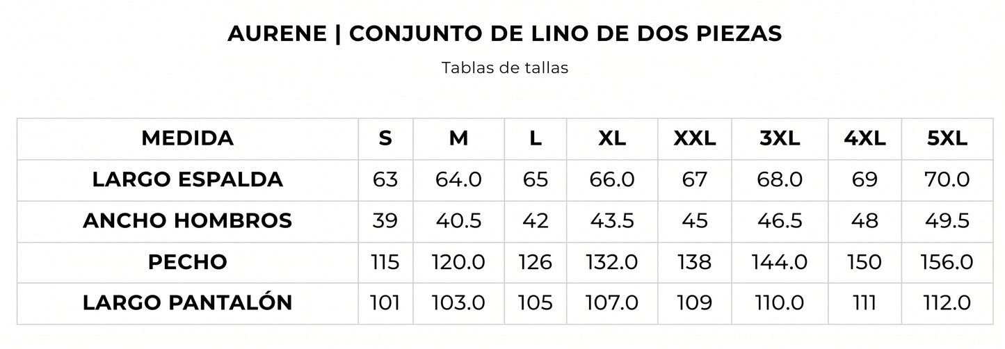 AURENE | CONJUNTO DE LINO DE DOS PIEZAS