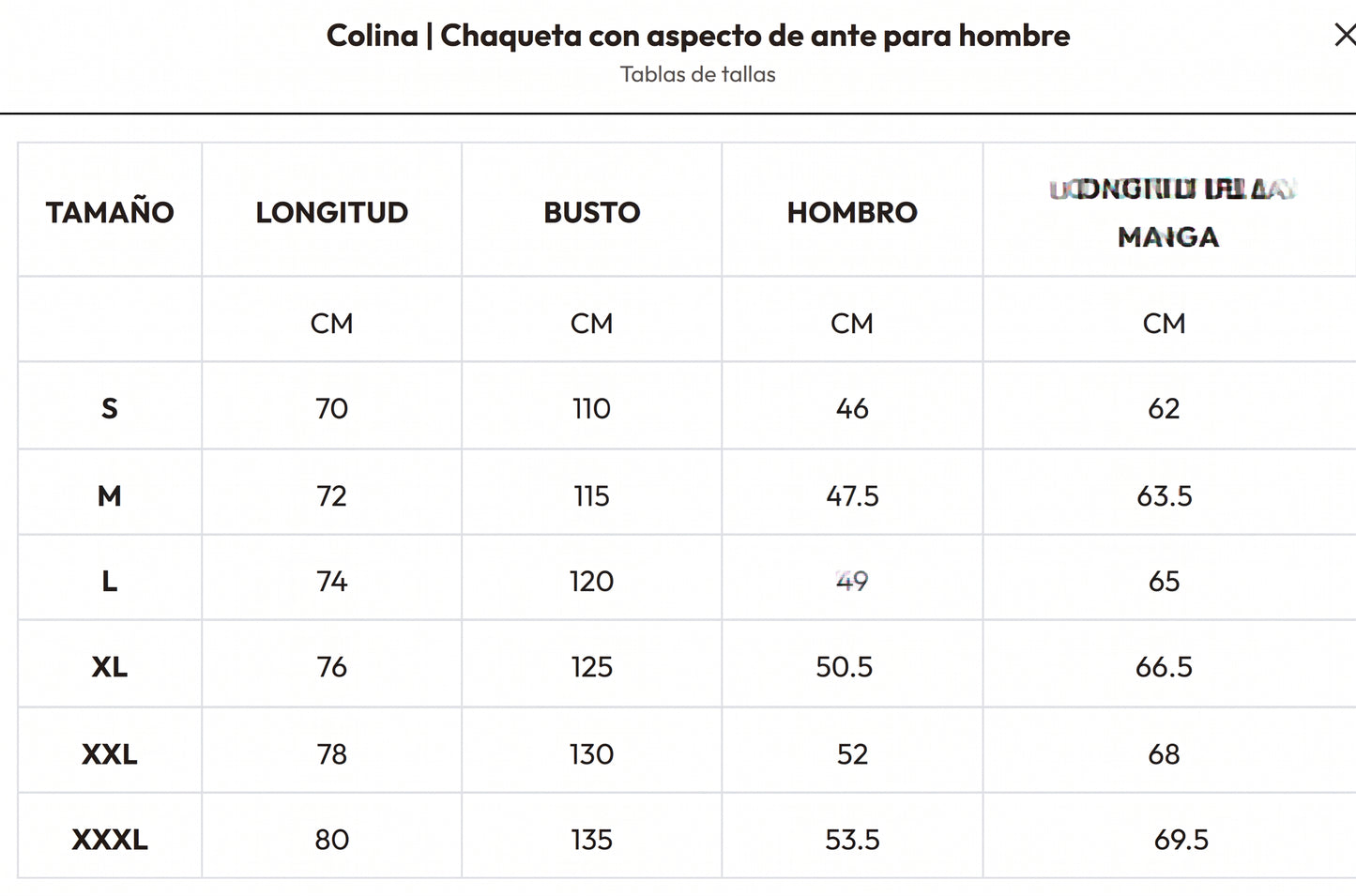 Colina | Chaqueta de aspecto ante para hombre