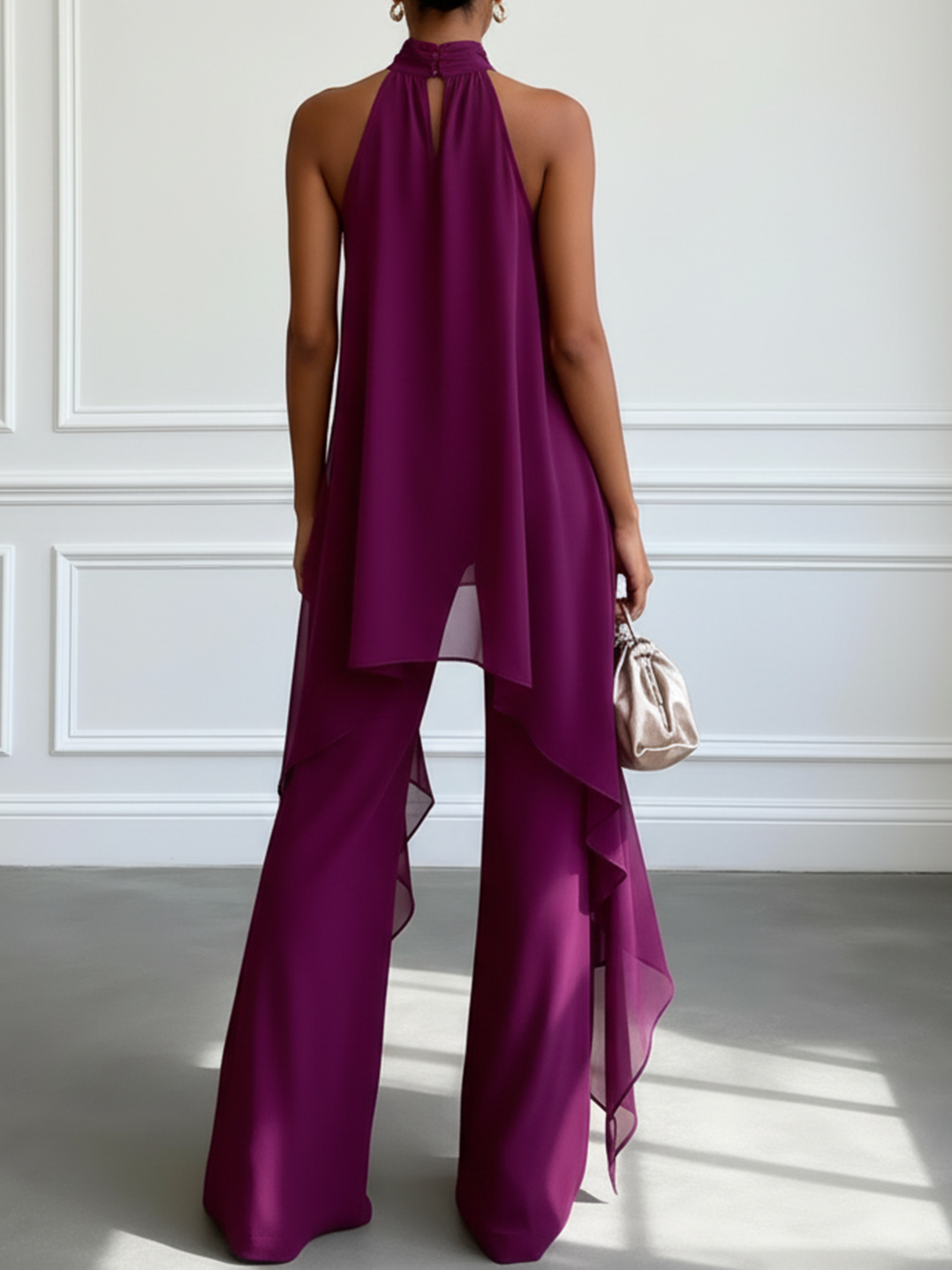 MARTINA SOLER | ELEGANTE CONJUNTO HALTER PARA MUJER