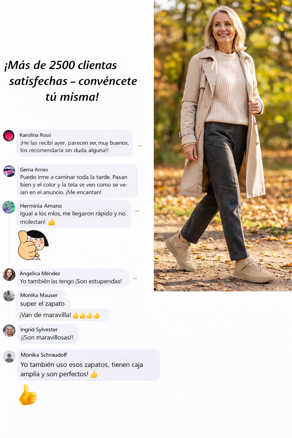 Mila™: Zapatillas ortopédicas cómodas y sin dolor