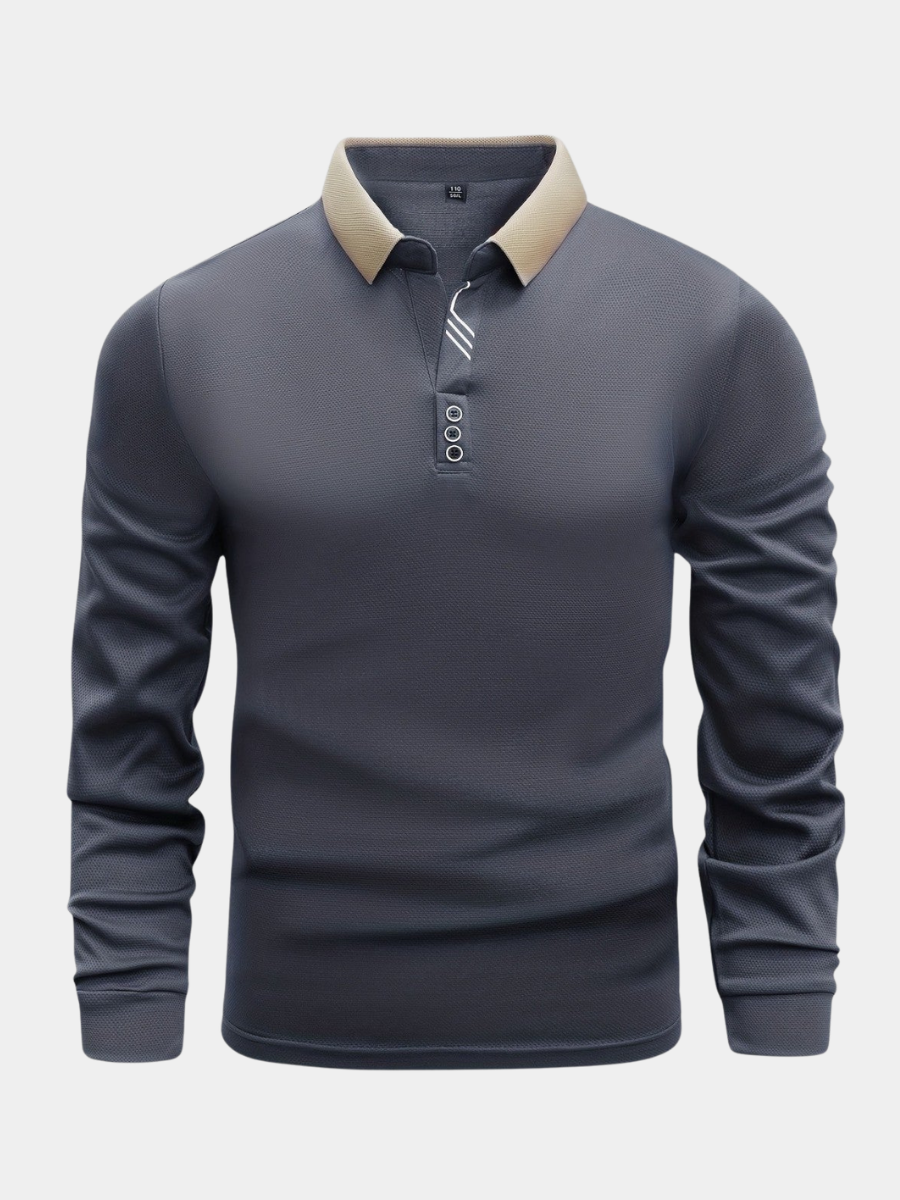 MARTINA SOLER | POLO DE MANGA LARGA PARA HOMBRE