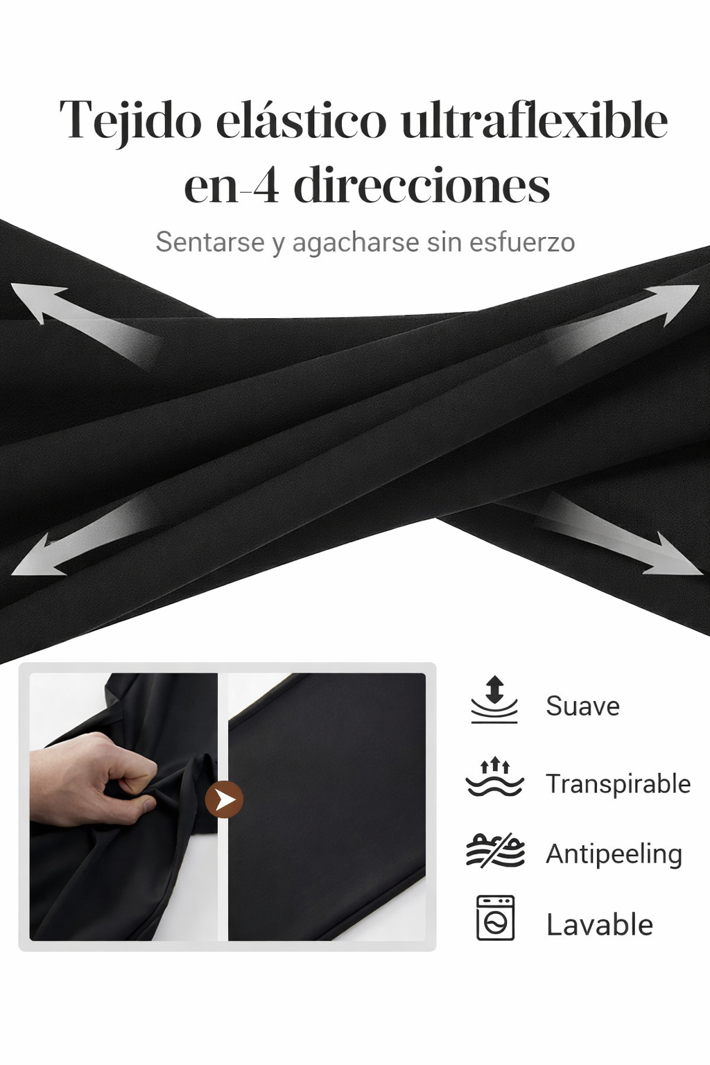 ⌛ Solo quedan 3 días: ¡50 % de descuento! ⏰Pantalones de traje de mujer de cintura alta