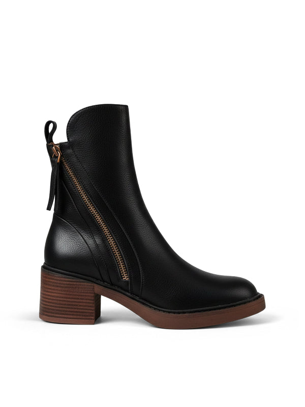 Botines Martina Serena – Negro Essential