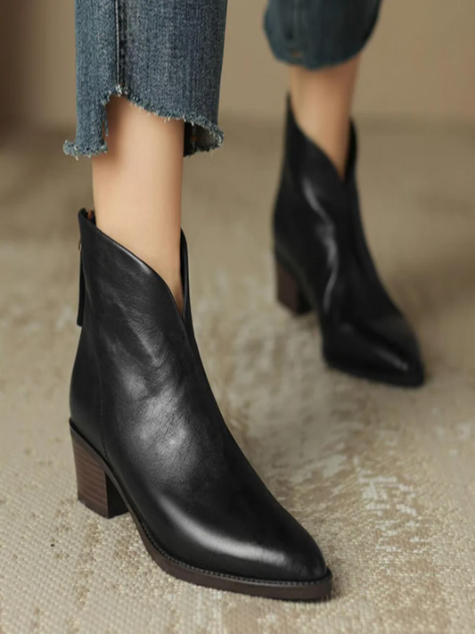 Botines Martina Élite – Negro Clásico