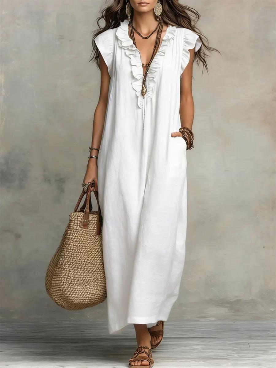 Camélia | Vestido largo de estilo bohemio