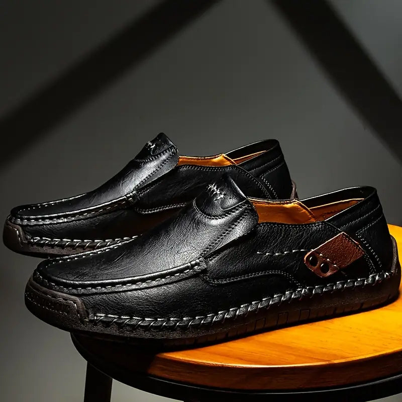 🔥Piel de becerro transpirable🔥Zapatos clásicos y cómodos de piel para hombre👞