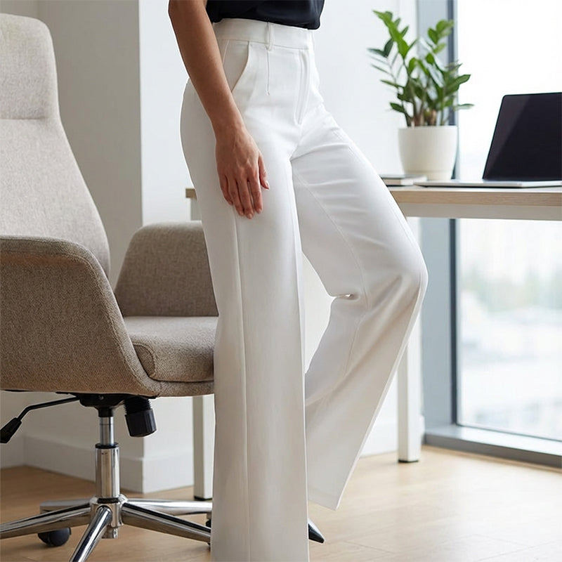 ⌛ Solo quedan 3 días: ¡50 % de descuento! ⏰Pantalones de traje de mujer de cintura alta