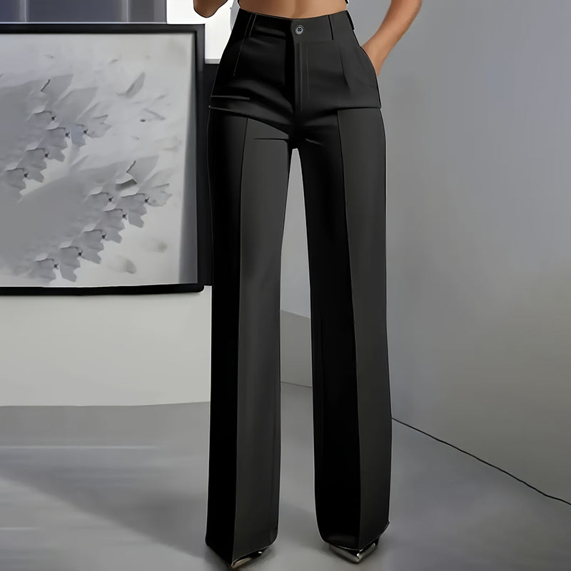 ⌛ Solo quedan 3 días: ¡50 % de descuento! ⏰Pantalones de traje de mujer de cintura alta