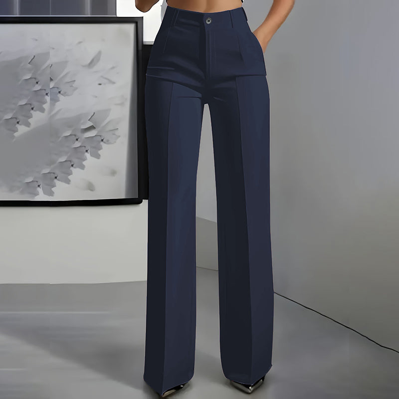 ⌛ Solo quedan 3 días: ¡50 % de descuento! ⏰Pantalones de traje de mujer de cintura alta