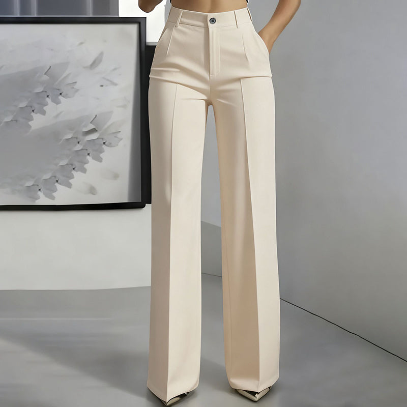 ⌛ Solo quedan 3 días: ¡50 % de descuento! ⏰Pantalones de traje de mujer de cintura alta