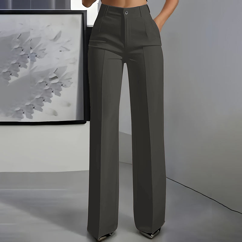 ⌛ Solo quedan 3 días: ¡50 % de descuento! ⏰Pantalones de traje de mujer de cintura alta