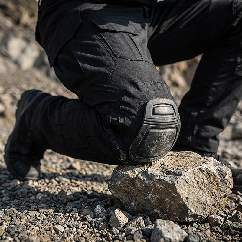 👖👖Pantalones cargo tácticos para hombre con rodilleras integradas: diseñados para ofrecer movilidad, durabilidad y almacenamiento apto para misiones.