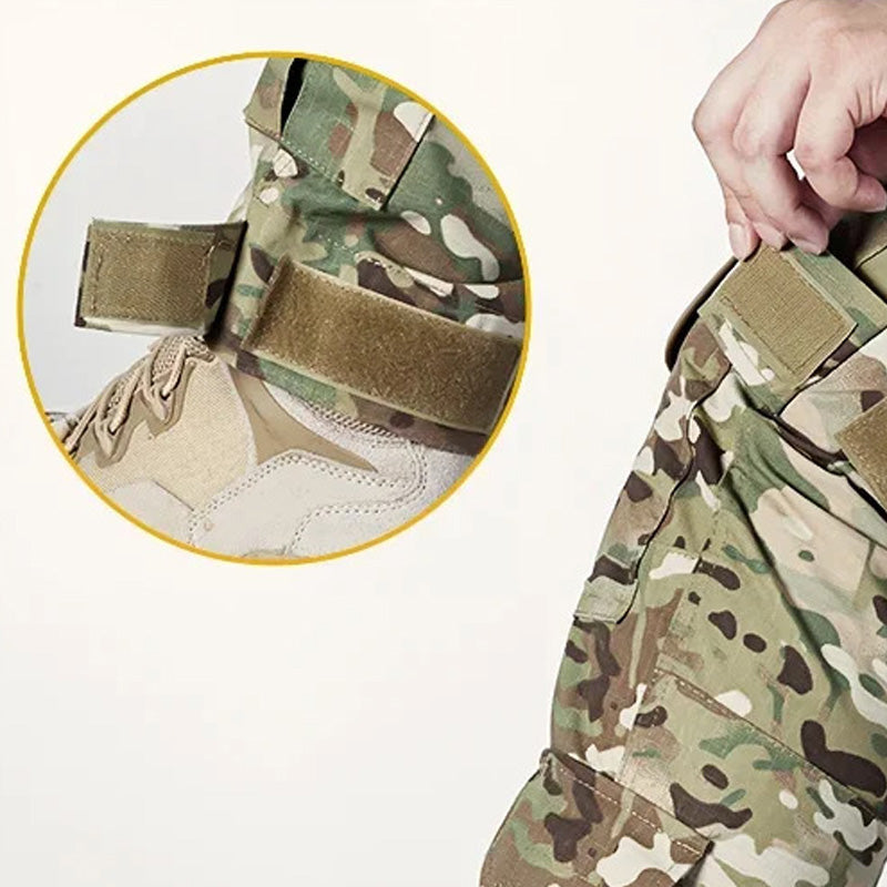 👖👖Pantalones cargo tácticos para hombre con rodilleras integradas: diseñados para ofrecer movilidad, durabilidad y almacenamiento apto para misiones.
